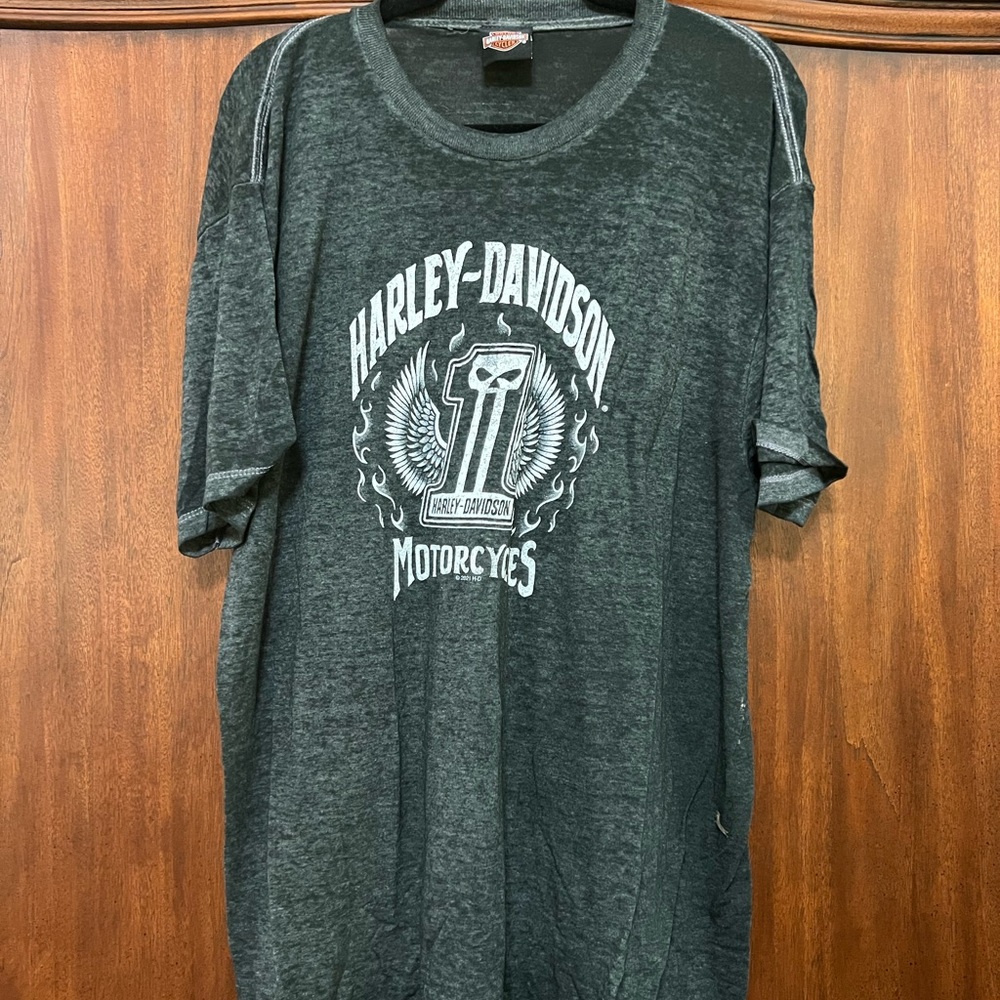 Harley-Davidson Charcoal Graphic Tee